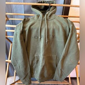 Obey Olive Green Hoodie
